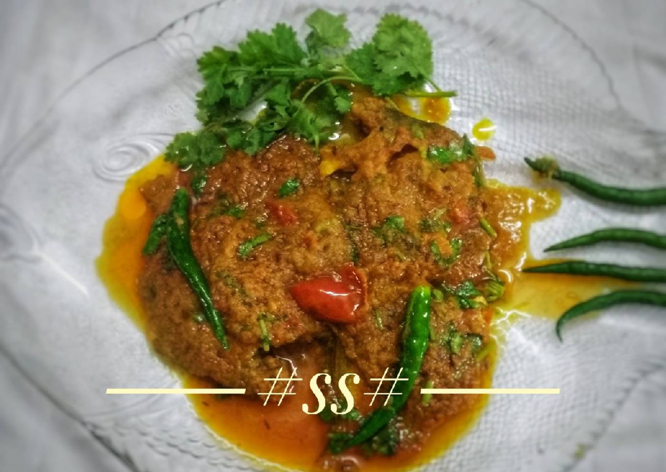 Pomfret fish curry