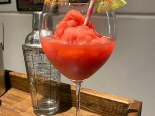 Margarita frappé de sandía