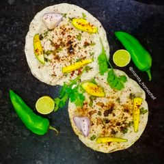 Jowar Bhakri A picture of Jowar Bhakri.