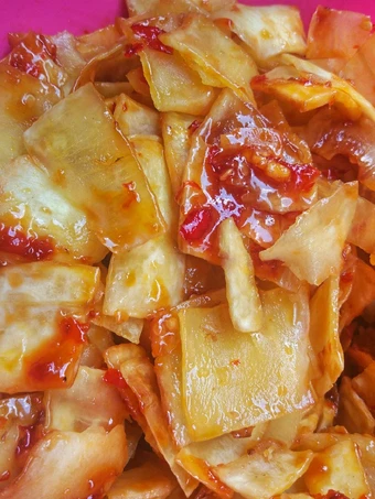 Cara Gampang Membuat Resep Keripik singkong balado yang Uenak Anti Ribet, Uenak Banget