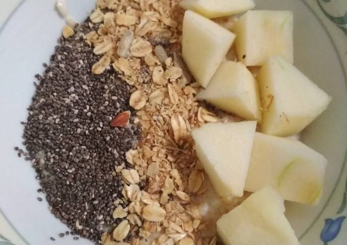 Resep Menu diet Day 1 Oats Kaya serat Anti Gagal