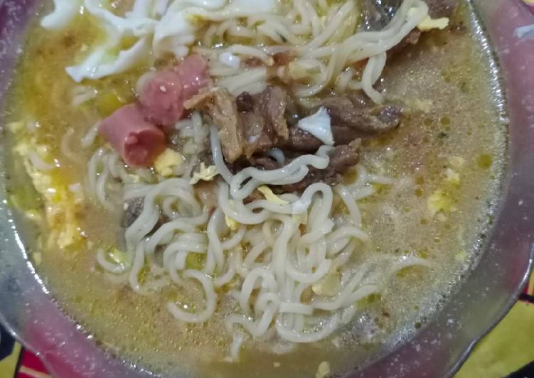 Mie Rebus Daging Sapi