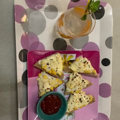 A picture of Cheese corn toast.