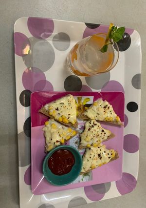 A picture of Cheese corn toast.