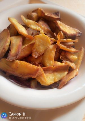 A picture of Sweet potatoes chips.