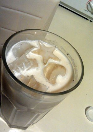 A picture of RICE WATER .grammas agua de horchata.