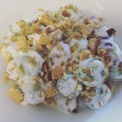 A picture of Lisa's Grape salad.