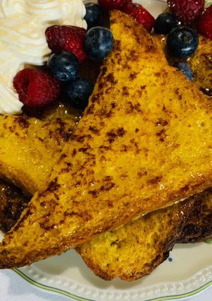 O poză a rețetei French toast !.