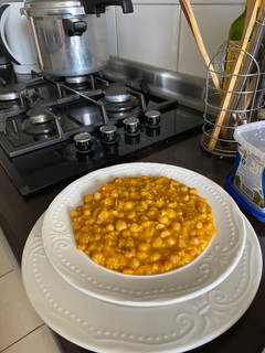 Una foto de Garbanzos cremosos😋