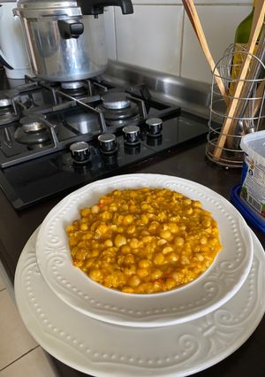 Una foto de Garbanzos cremosos😋