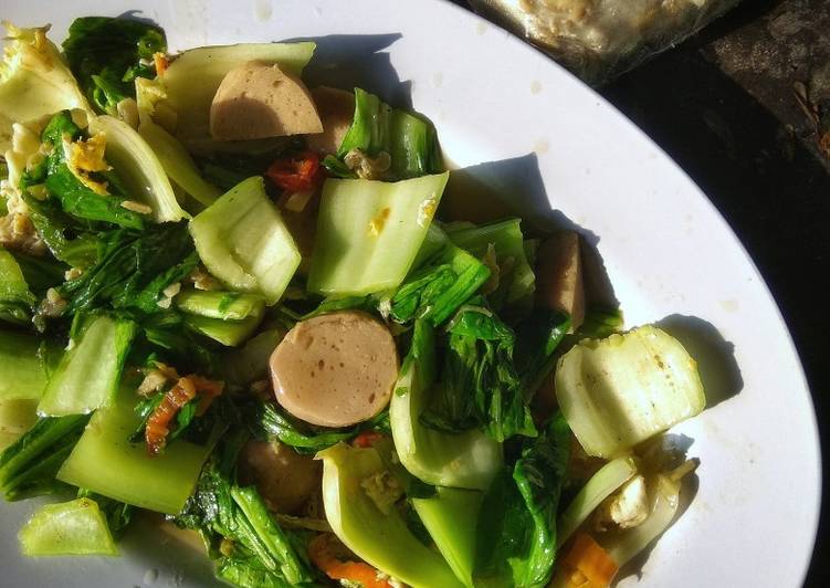 Bagaimana Menyiapkan Tumis bakso pokcoy, Bikin Ngiler