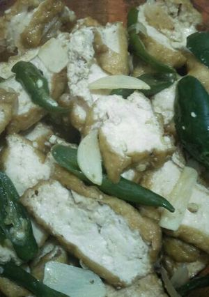 Foto resep Tumis Tahu Cabe Hijau