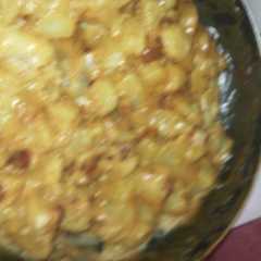Una foto de Papas a la crema