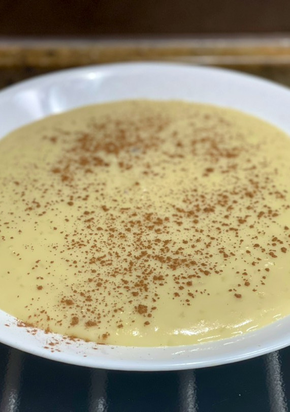 Una foto de Arroz con leche vegano en la Thermomix