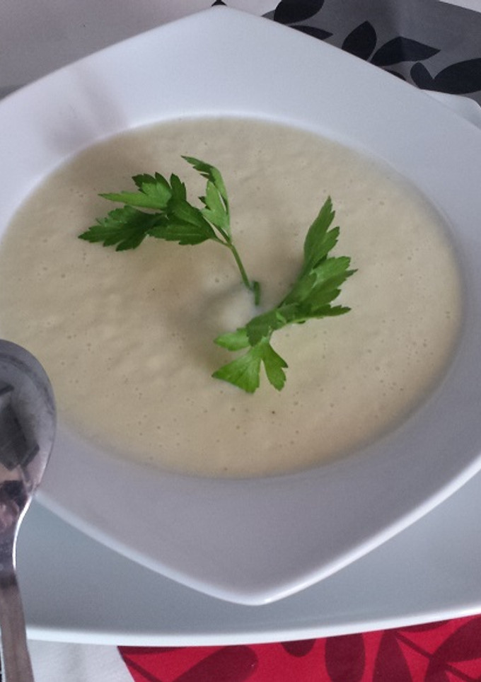 Una foto de Crema de puerros