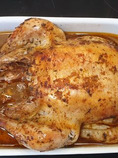 Una foto de Pollo al horno