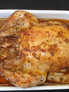 Una foto de Pollo al horno