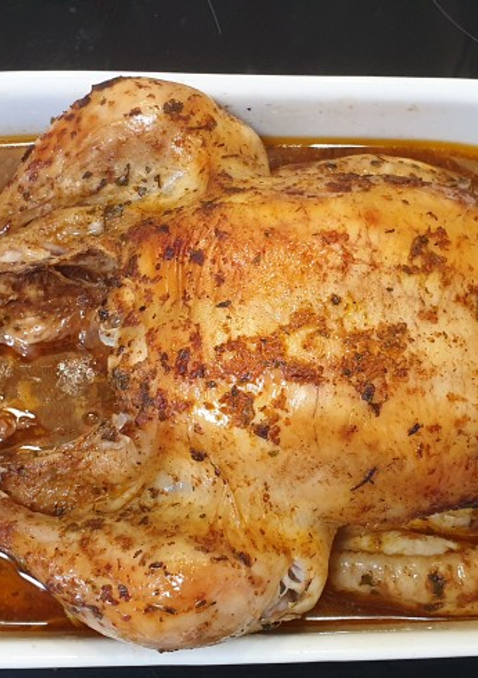 Una foto de Pollo al horno