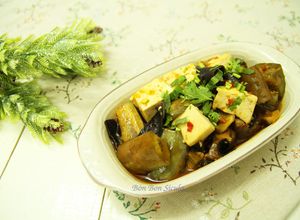 Hình của món Cà Tím Tứ Xuyên (Món Chay).