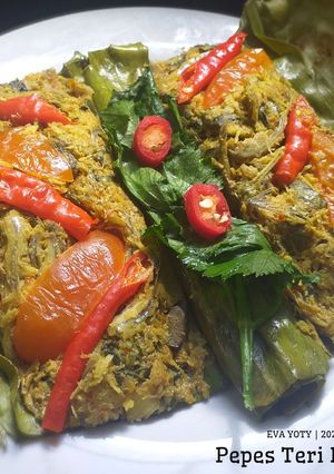 Foto resep Pepes teri bakar