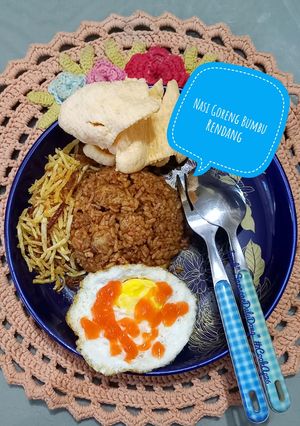 Foto resep Nasi Goreng Bumbu Rendang🥘