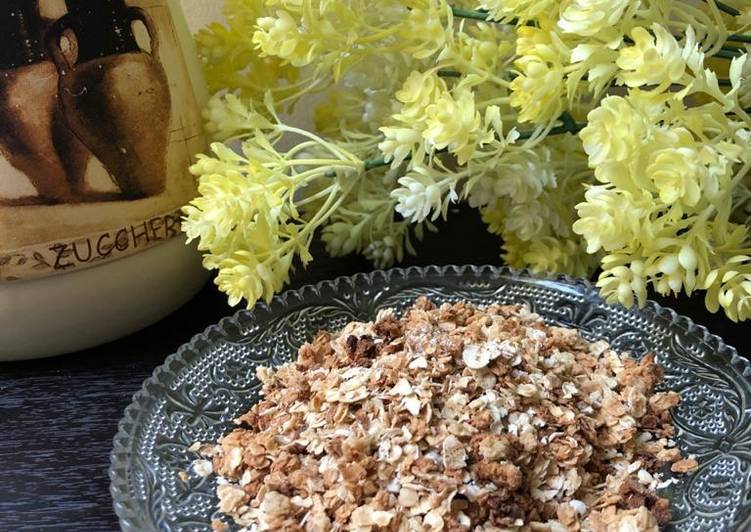 Resep Simple home made granola yang Lezat