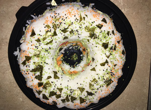 Una foto de Rosca de Sushi