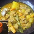 Estofado de cerdo con judías verdes