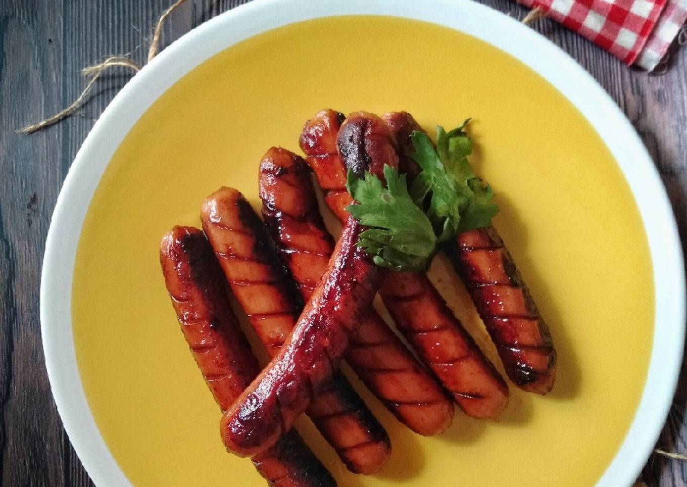 Sosis Panggang Teriyaki
