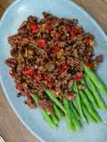Tumis Buncis Daging Cincang