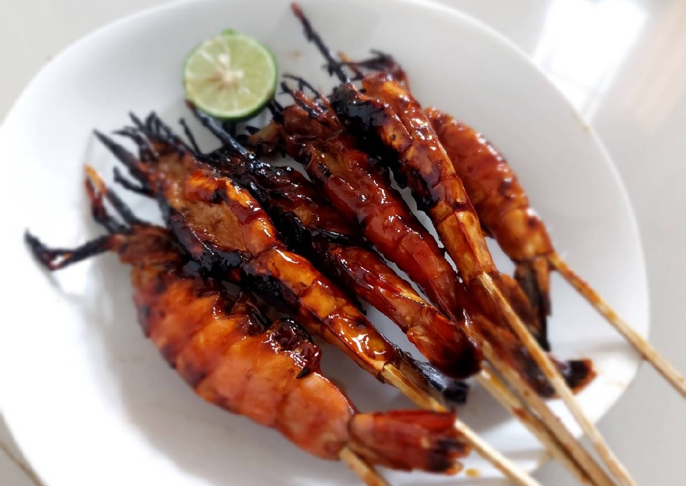 Udang bakar madu rumahan