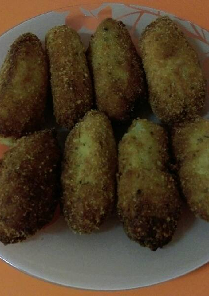 Una foto de Croquetas de coliflor y quinoa