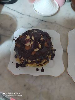 صورة لوصفة بان كيك 😋😋