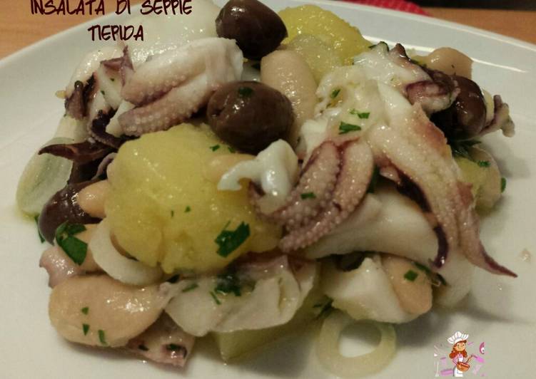 Insalata di seppie tiepida
