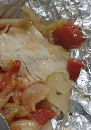Una foto de Filete de tilapia al vapor