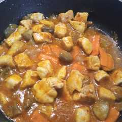 Foto principal de Pollo al curry a mi manera