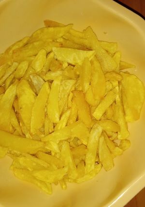 A picture of Fries # Potatoes Challenge.