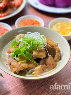 Hình của món Giò Heo Nấu Giả Cầy.