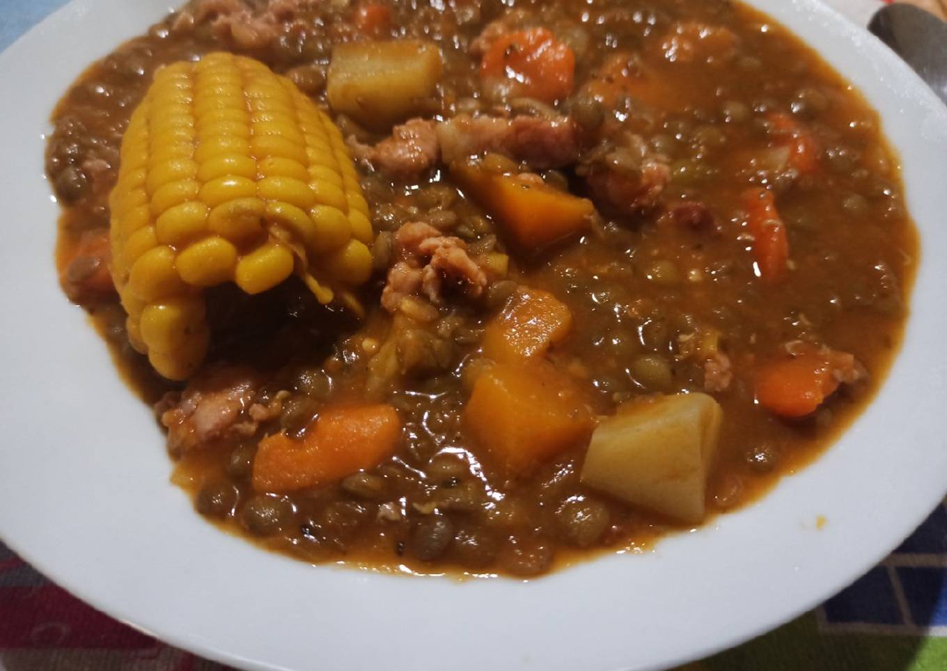 Guiso de lentejas y chorizo