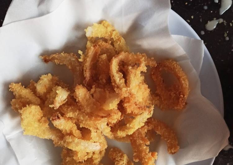 YUK DICOBA! Cara Membuat Onion Ring Rasa Cumi