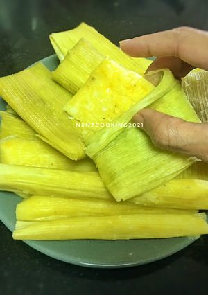 Foto resep Indonesian sweet “Tamale” aka lepet jagung manis 😉