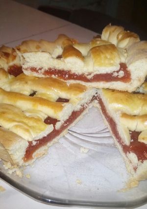 Una foto de Pastafrola de membrillo