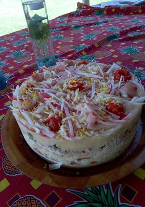 Una foto de Torta salada a la Pini