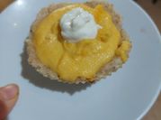 Una foto de pie de limon con stevia