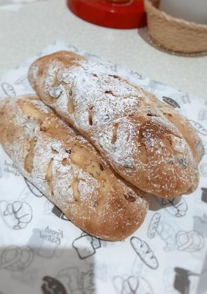 Foto resep Roti Cranberry Cheese Tanpa Telur 🥖 (Poolish Method)
