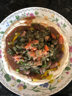 A picture of Fava beans salad.
