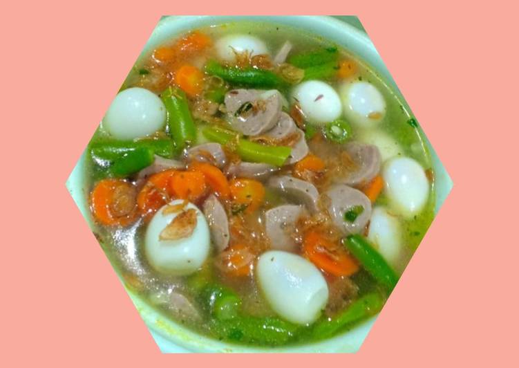 Resep Sop Telur Puyuh Anti Gagal