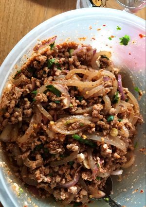 รูปของ ลาบหมู 🐽🐷🐽