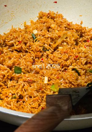 Foto resep Curry Fried Rice Noodle / Nasi Goreng Mie Kari