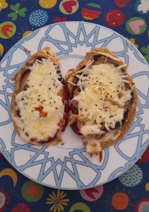 Una foto de Berenjena rellena